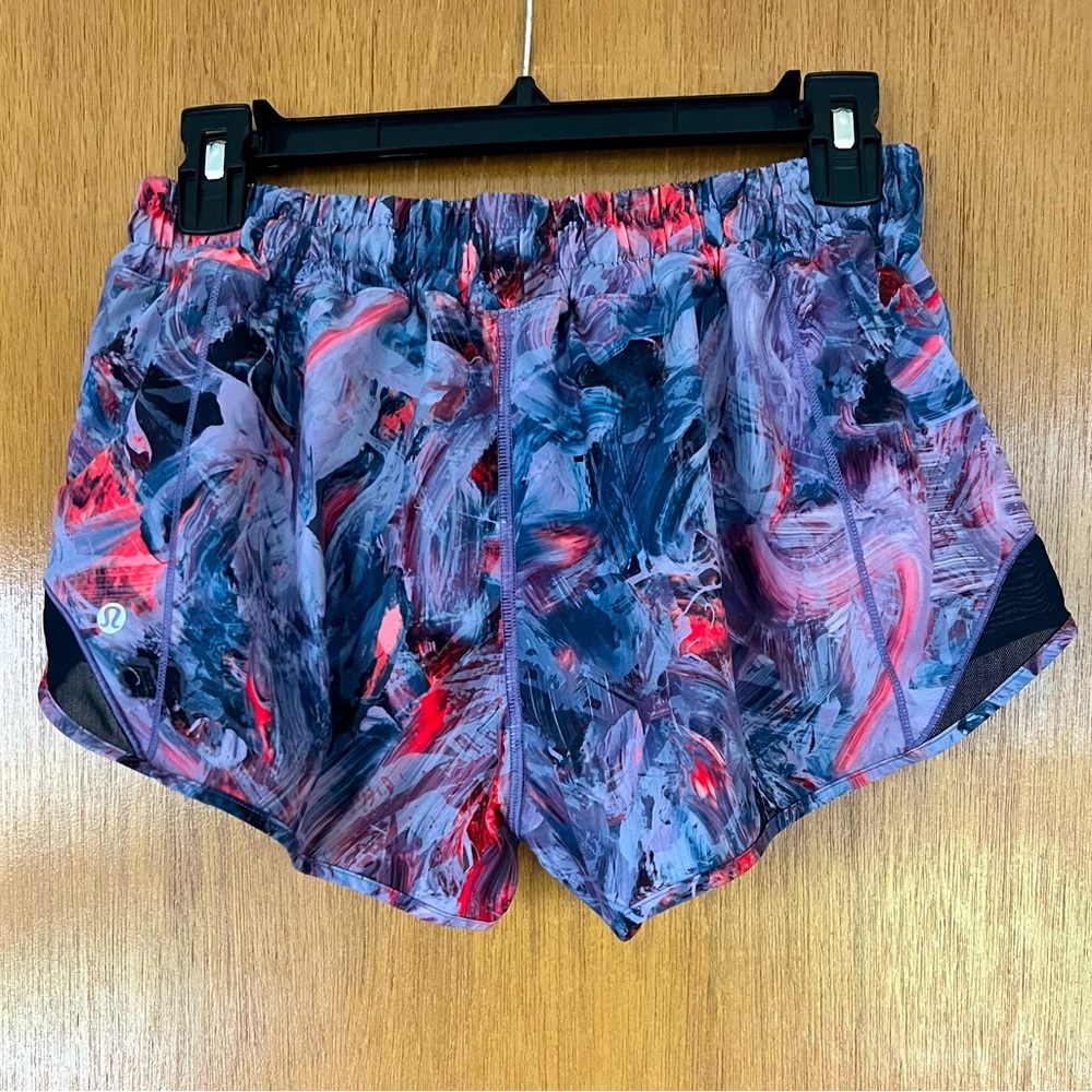 Gently worn Lululemon shorts size 8 low rise